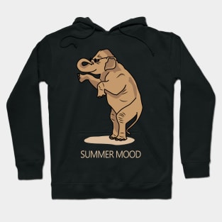 Summer mood of a elephant Hoodie